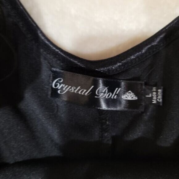 Crystal Doll by Dolls Kill Juniors' Sequined Bodycon Dress - Size Large - Picture 9 of 10